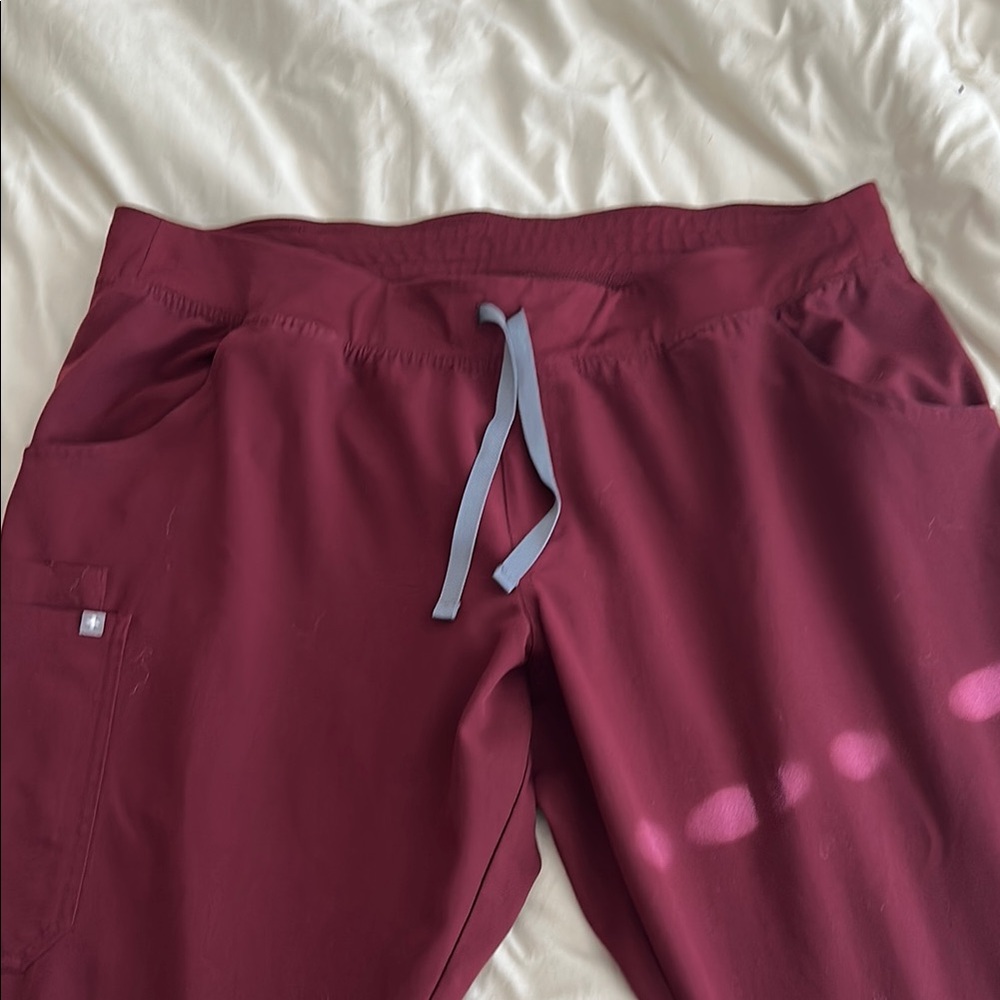 Figs Kade Burgundy Scrub Pants XXL